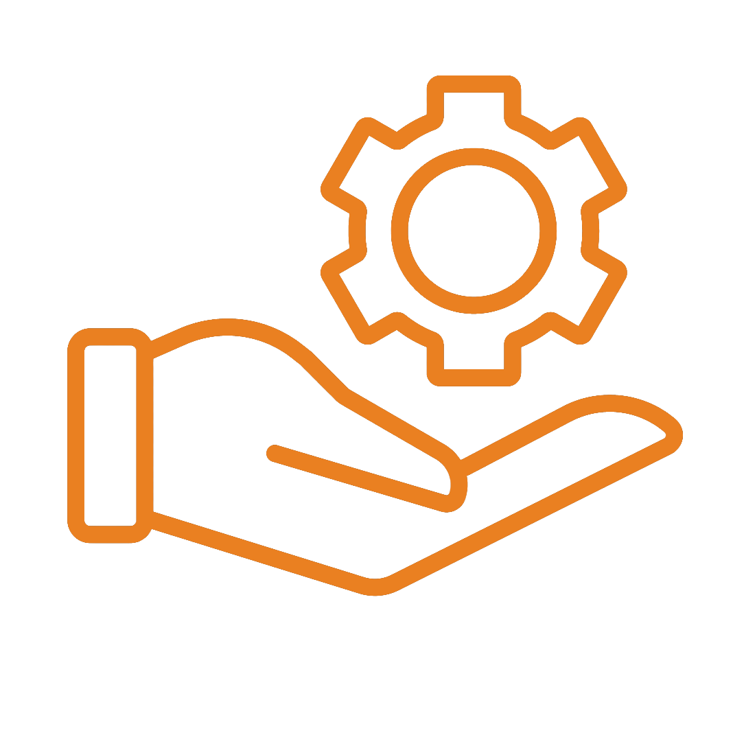 service hand Orange.